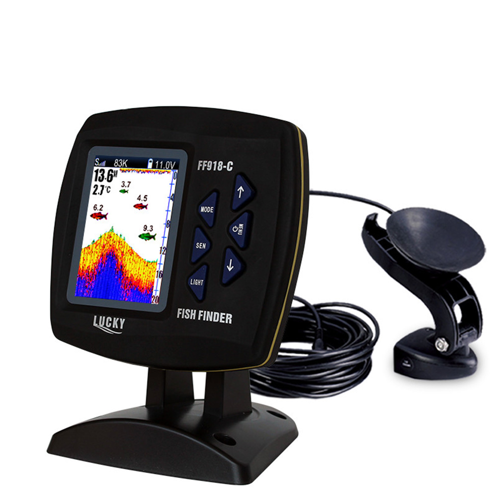 Fishing Depth Finder - FF918-C100DS Farbbild schirm verdrahteter Fisch finder