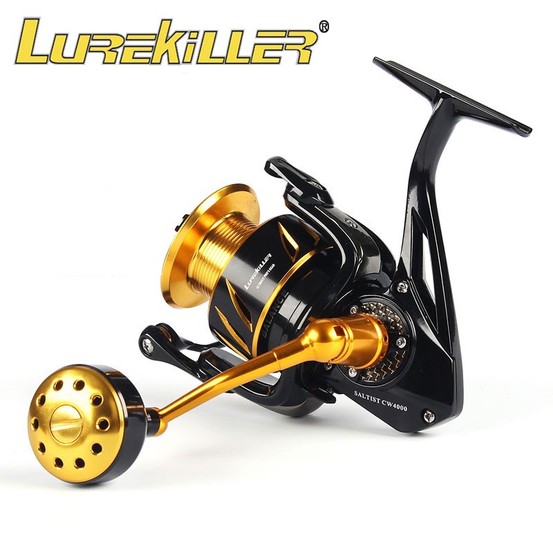 Abu Garcia Reel Revo - Lurekiller Vollmetall-Spinnrolle Jigging-Rolle Salzwasser-Spinnrolle mit 35kg