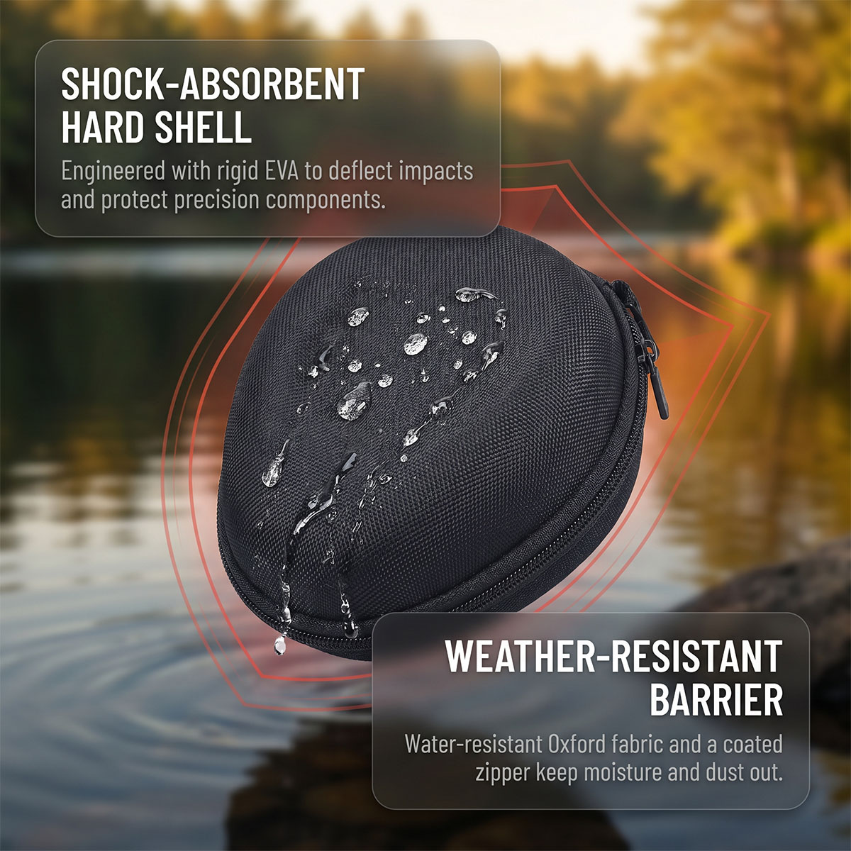 Hartschalen-Angelrollen-Schutz – Fish Finder Case Bewertung und Preis